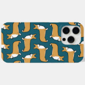 Pembroke Welsh Corgis Pattern | Niedlicher Hund Lo Case-Mate iPhone Hülle (Rückseite (Horizontal))