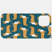 Pembroke Welsh Corgis Pattern | Niedlicher Hund Lo Case-Mate iPhone Hülle (Rückseite (Horizontal))