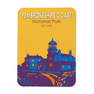 Pembrokeshire Coast National Park Leuchtturm Magnet