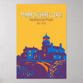 Pembrokeshire Coast National Park Leuchtturm Poster (Vorne)