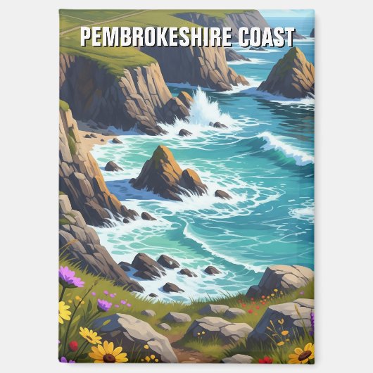 Pembrokeshire Coast National Park Wales Magnet (Vorderseite)