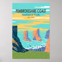 Pembrokeshire Coast National Park Wales Vintag