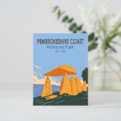 Pembrokeshire Coast Nationalpark Pentolino Postkarte (Stehend Vorderseite)