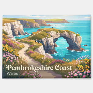 Pembrokeshire Coast Nationalpark Vereinigtes König Magnet