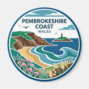 Pembrokeshire Coast Nationalpark Wales Magnet