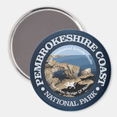 Pembrokeshire Coast NP Magnet (Vorderseite/Rückseite)