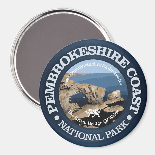 Pembrokeshire Coast NP Magnet (Vorderseite/Rückseite)