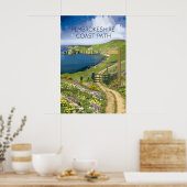 Pembrokeshire Coast Path National Trail Reise Poster (Küche)