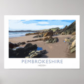 Pembrokeshire Railposter Poster (Vorne)