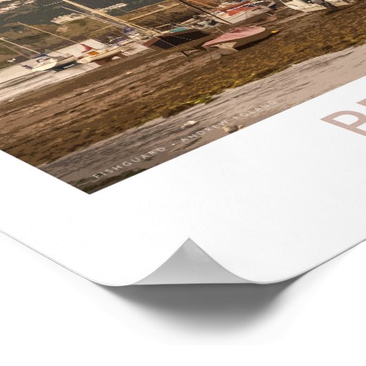 Pembrokeshire Railposter Poster (Ecke)