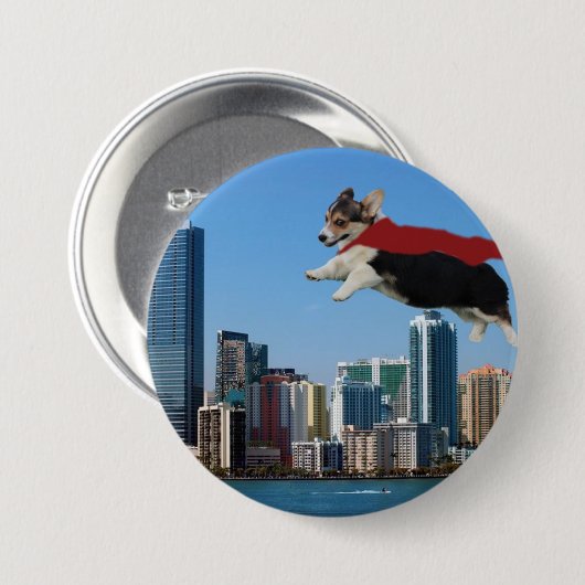 Pembrokewalisercorgi Button (Vorne & Hinten)