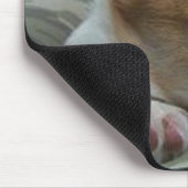 Pembrokewalisercorgiwelpe 2 mousepad (Ecke)