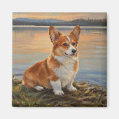 Pembrook Welsh Corgi Magnet (Vorne)