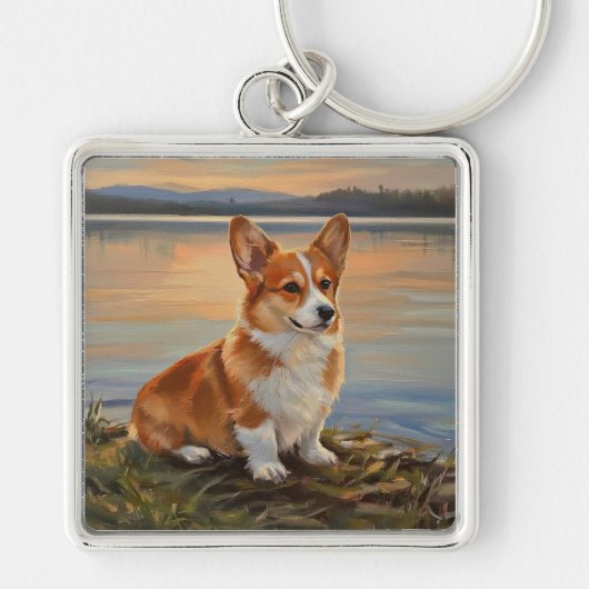 Pembrook Welsh Corgi Schlüsselanhänger (Vorne)