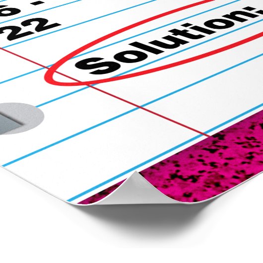 PEMDAS-Operationspaket Poster (Ecke)