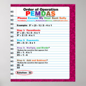 PEMDAS-Operationspaket Poster (Vorne)