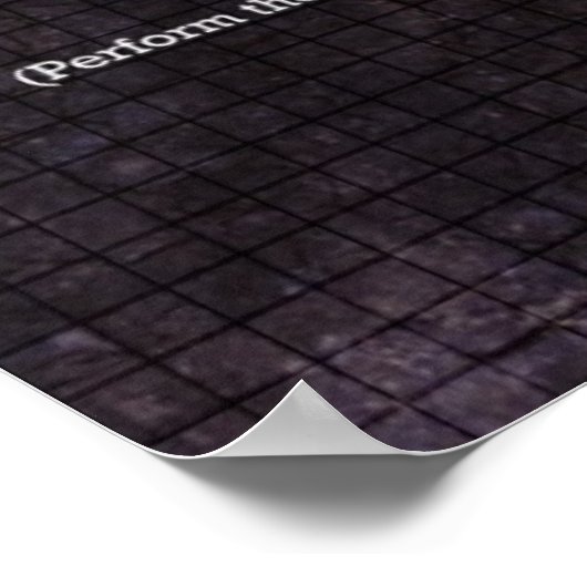 PEMDAS Poster (Ecke)