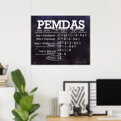 PEMDAS Poster (Heimbüro)