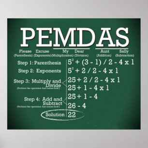 PEMDAS Poster *Aktualisiert*