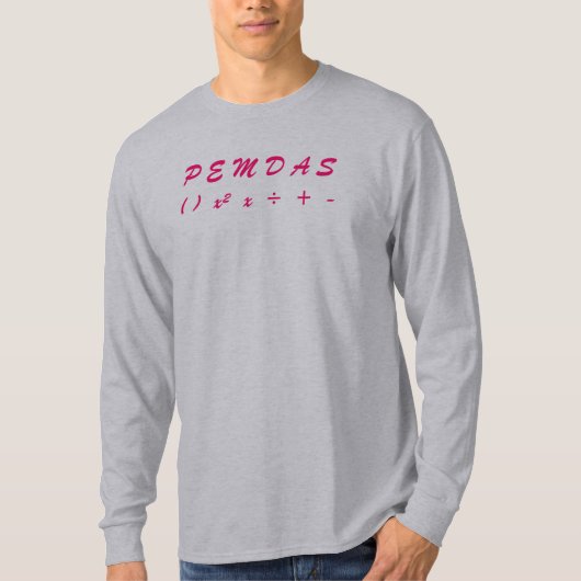 PEMDAS T-Shirt (Vorderseite)