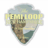 Pemi Loop (Pfeilspitzen) Aufkleber (Vorderseite)