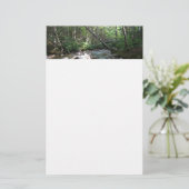 Pemigewasset River Bridge in New Hampshire Briefpapier (Stehend Vorderseite)