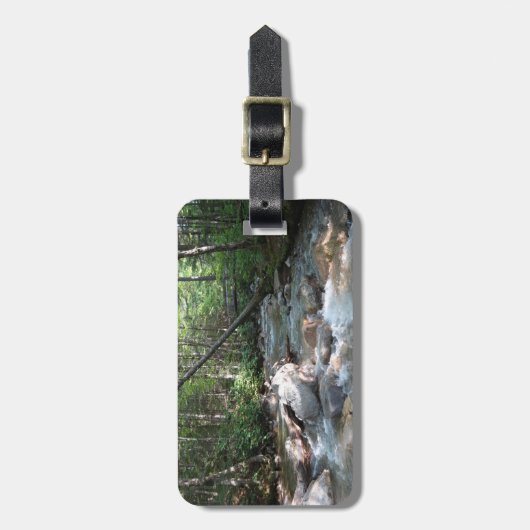 Pemigewasset River Bridge in New Hampshire Gepäckanhänger (Vorderseite vertikal)