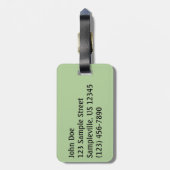 Pemigewasset River Bridge in New Hampshire Gepäckanhänger (Rückseite vertikal)