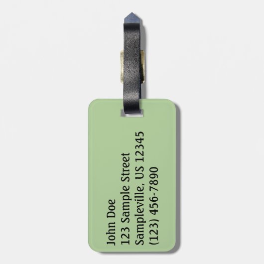 Pemigewasset River Bridge in New Hampshire Gepäckanhänger (Rückseite vertikal)