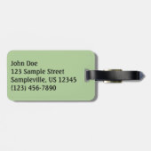 Pemigewasset River Bridge in New Hampshire Gepäckanhänger (Rückseite horizontal)