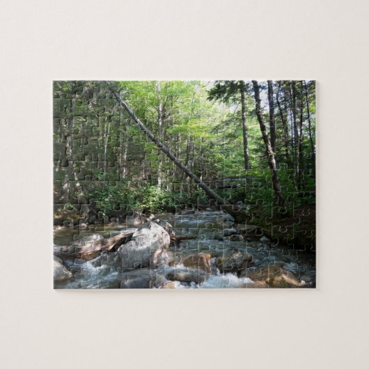 Pemigewasset River Bridge in New Hampshire Puzzle (Horizontal)