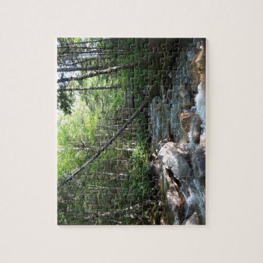 Pemigewasset River Bridge in New Hampshire Puzzle (Vertikal)