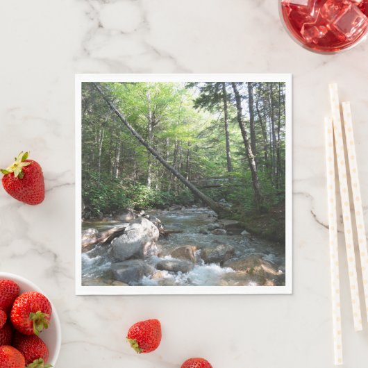 Pemigewasset River Bridge in New Hampshire Serviette (Beispiel)