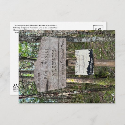 Pemigewasset Wilderness Postcard Postkarte (Vorne/Hinten)