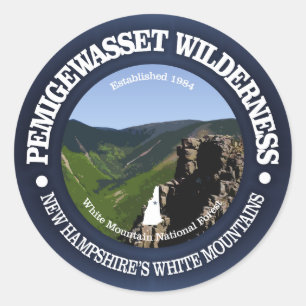 Pemigewasset Wilderness Runder Aufkleber