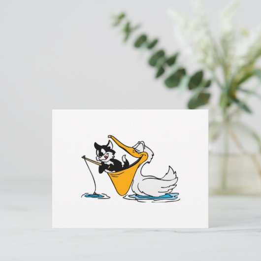 Pemini Pelican Postkarte (Stehend Vorderseite)