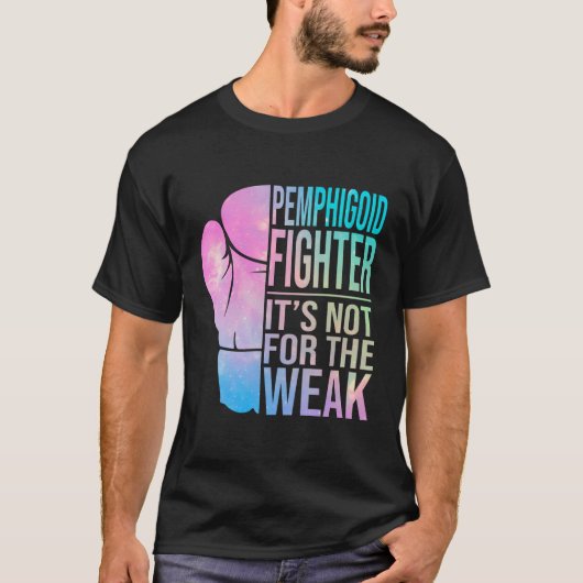 Pemphigoid Kämpfer Krieger Pemphigoid Bewusstsein T-Shirt (Vorderseite)
