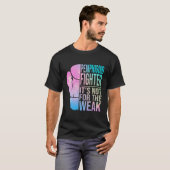 Pemphigoid Kämpfer Krieger Pemphigoid Bewusstsein T-Shirt (Vorne ganz)