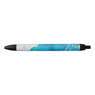 Pen Blue White Ocean Art Design Kugelschreiber