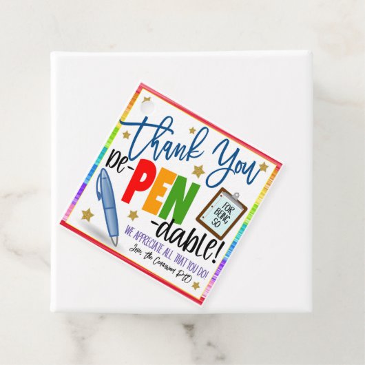 Pen Gift Tags Geschenkanhänger (Beispiel)