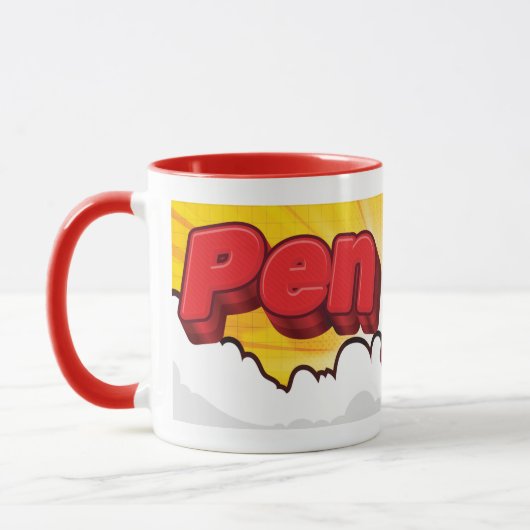 Pen Hero BOLD Logo Tasse (Links)