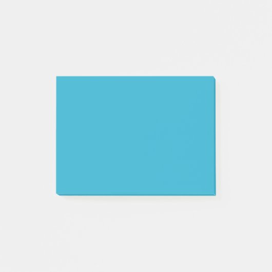 Pen Ink Blue Bold farbig Post-it Klebezettel (Vorderseite)