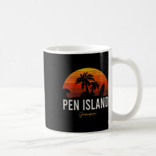 Pen Island Beach Georgia Ga Palms Vacacation Surf  Kaffeetasse