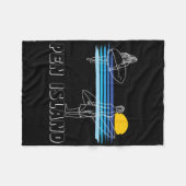 Pen Island Surfen Strand Surf-Typ Mädchen Fleecedecke (Vorderseite (Horizontal))