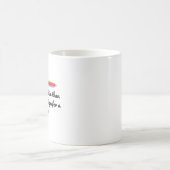 Pen ist mächtiger als Schwert Funny English Teache Kaffeetasse (Mittel)