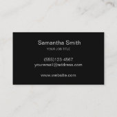 Pen Logo Freelance Writer and Calligraphy Writer Visitenkarte (Rückseite)