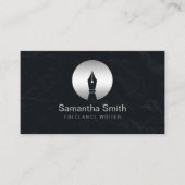 Pen Logo Freelance Writer and Calligraphy Writer Visitenkarte (Vorderseite)