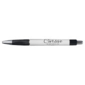 Pen mit Cursive kannst du mich jetzt lesen Kugelschreiber (Vorderseite)