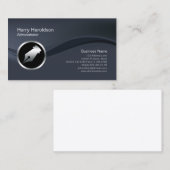 Pen Nib Icon Administrator Beruflich Visitenkarte (Vorne/Hinten)