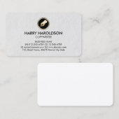 Pen Nib Icon Copywriter Premium Business Card Visitenkarte (Vorne/Hinten)